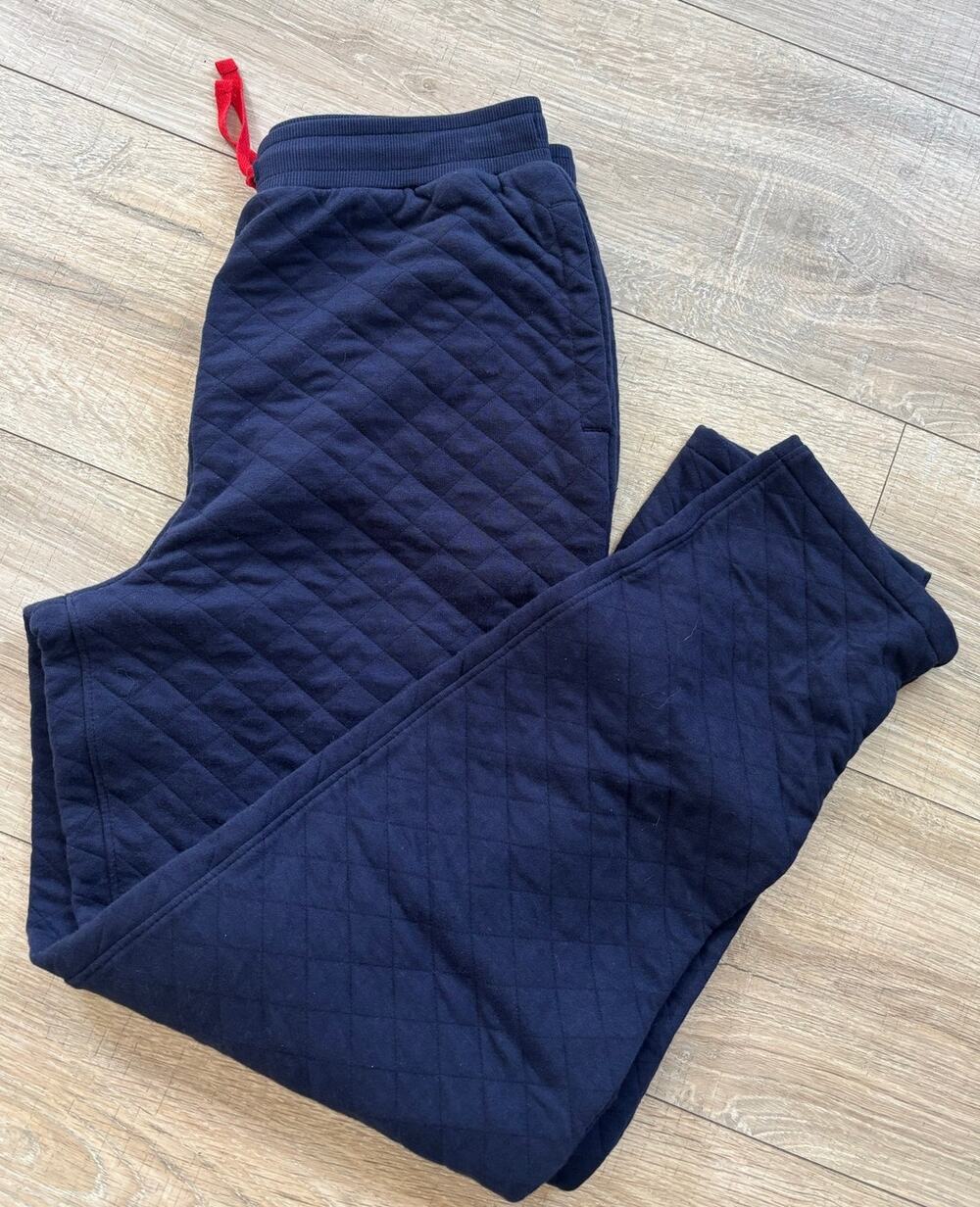 NWT Janie and Jack Size 16 Navy Blue Quilted Pants Boys